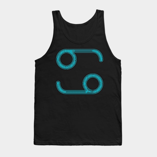 Cancer Sign Tank Top by Zodiac Syndicate